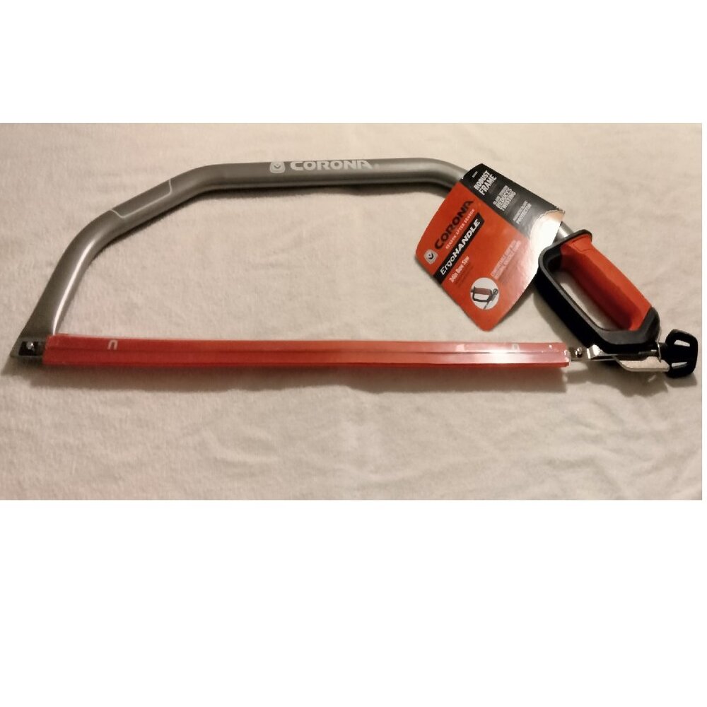 Corona BS15060 Bow Saw, 24" Carbon Steel Blade, Steel Handle W/Comfort Grip NWT